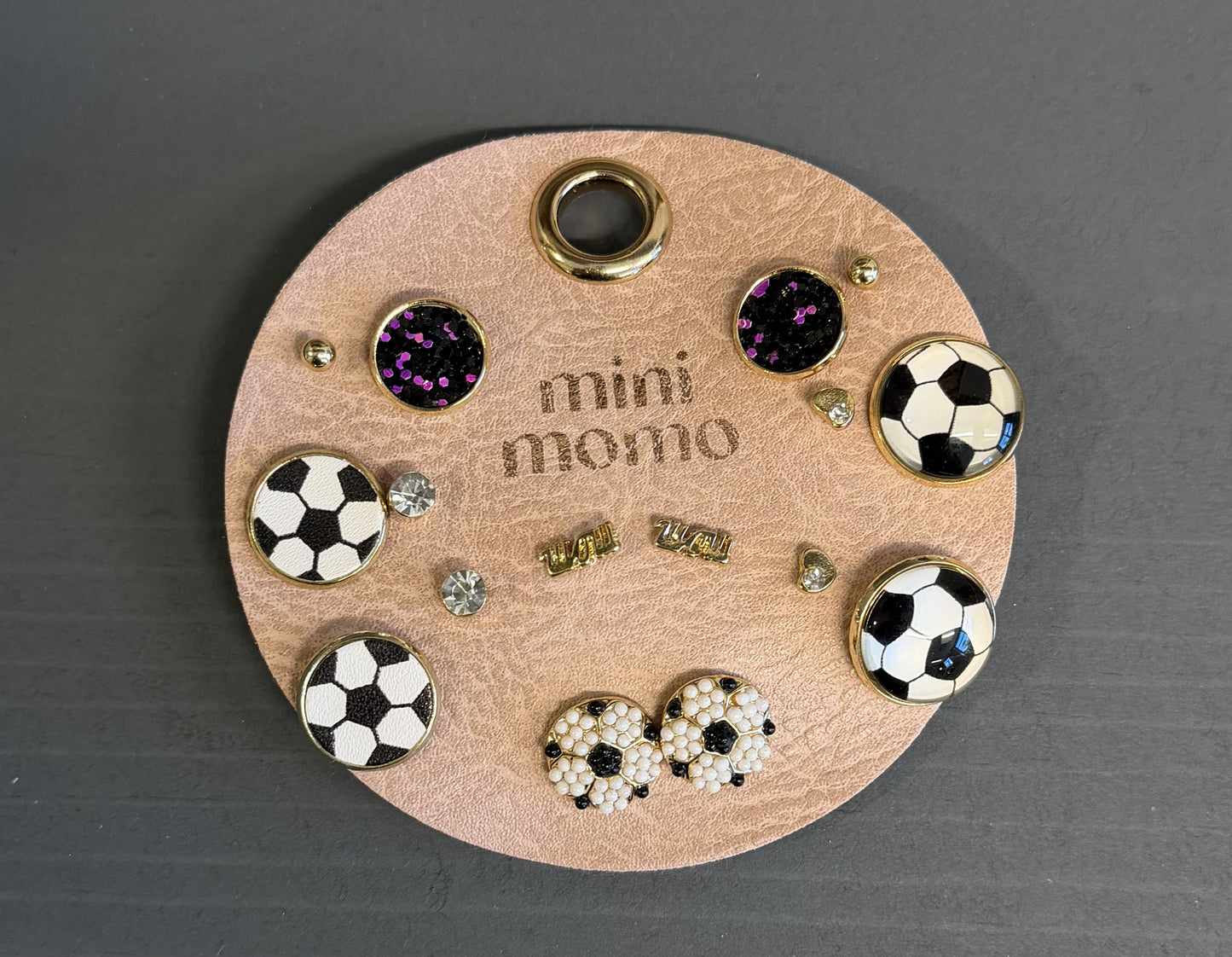 SOCCER EARRINGS SET
