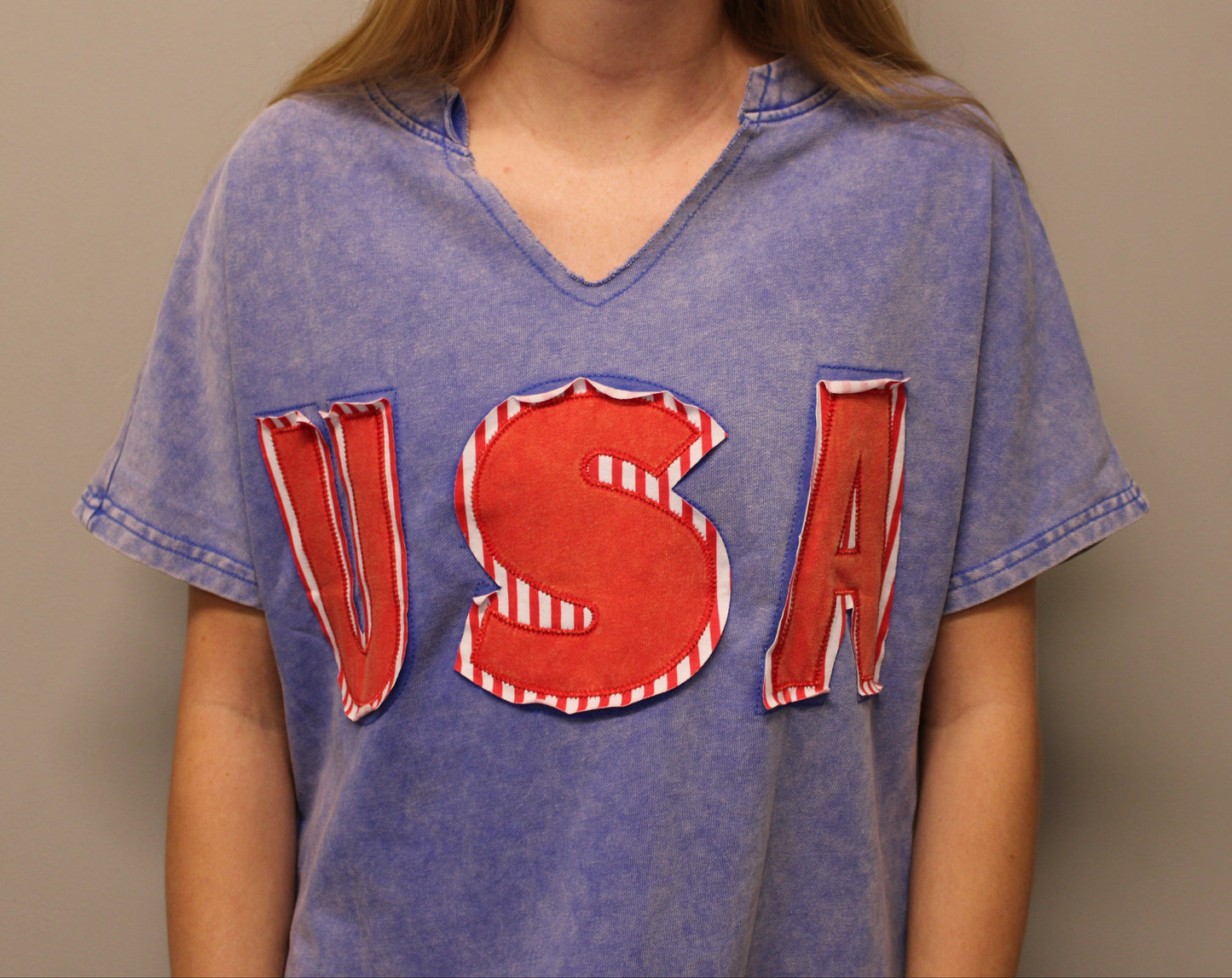 BLUE USA TEE