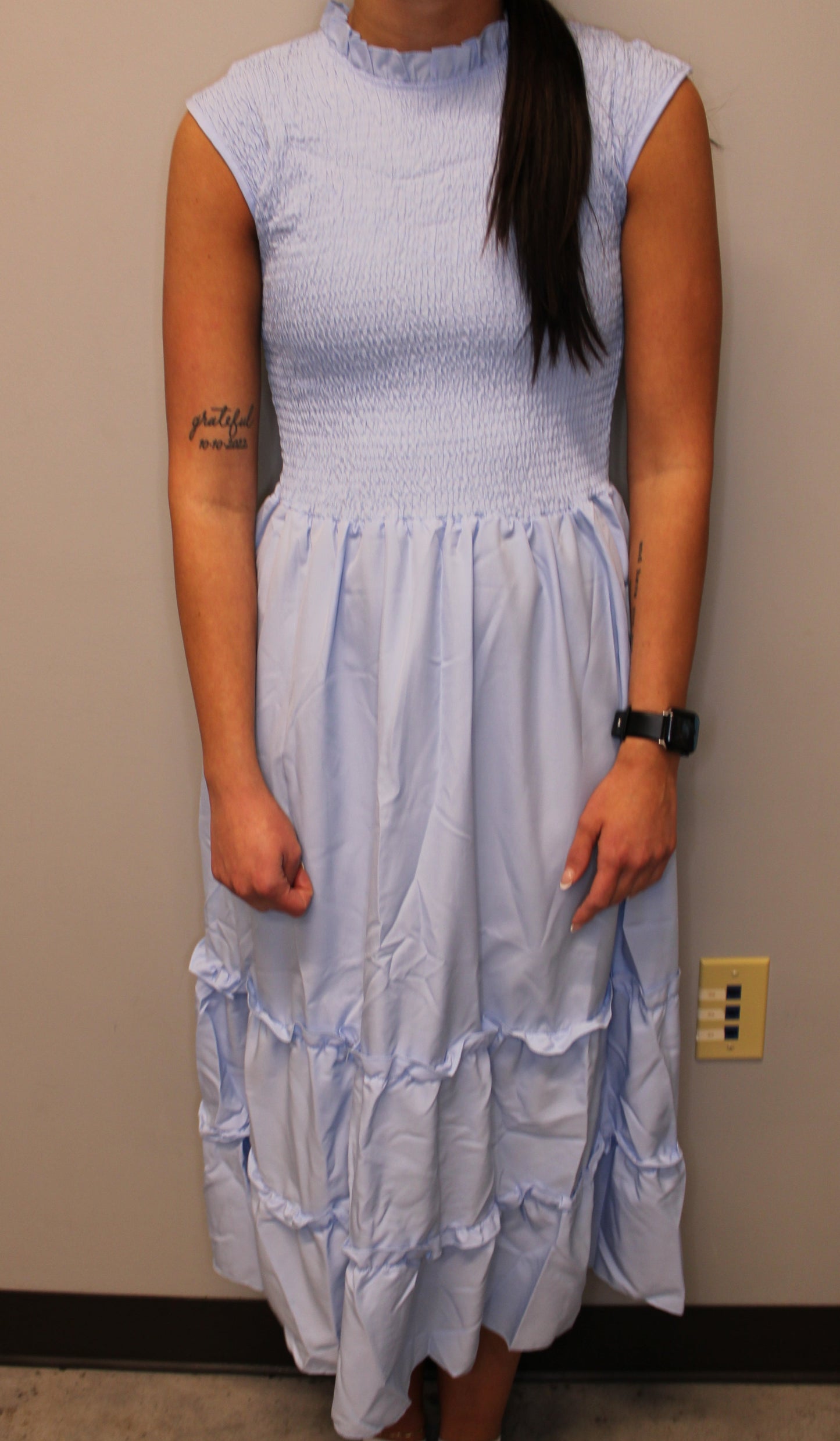 BLUE MAXI DRESS