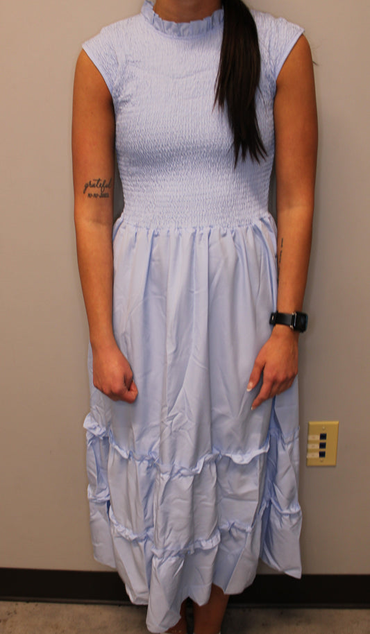 BLUE MAXI DRESS