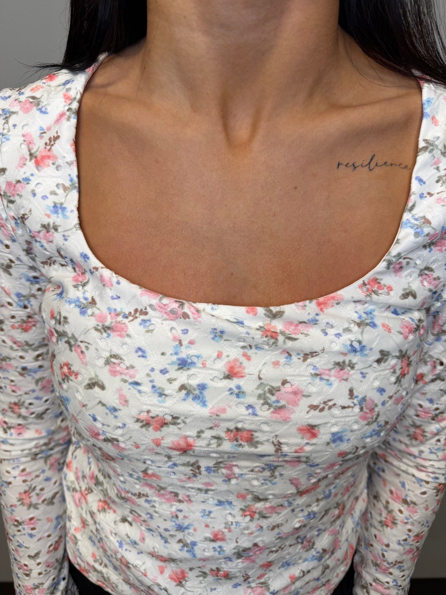 FLORAL LONG SLEEVE