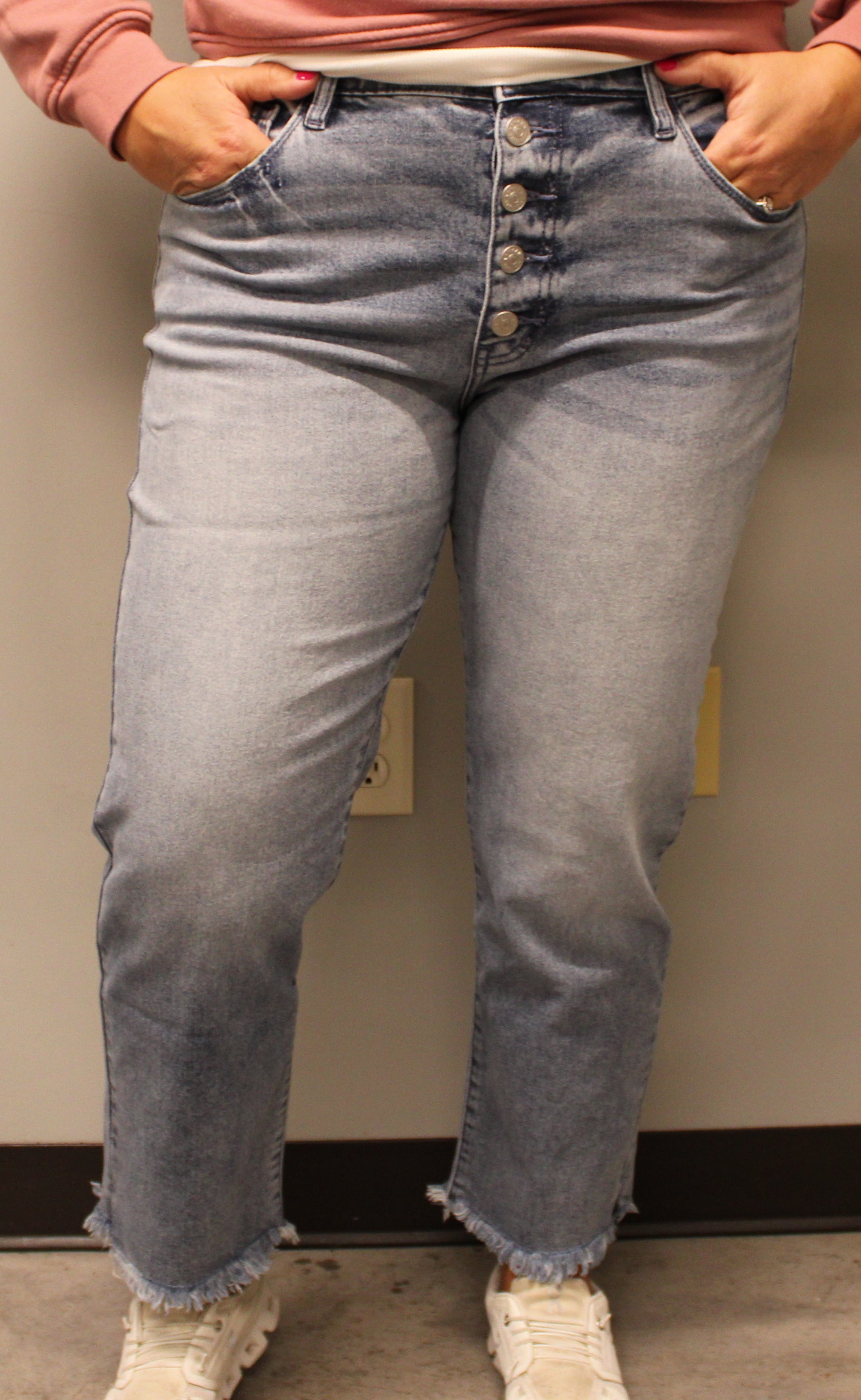 KANCAN HIGH RISE STRAIGHT JEANS