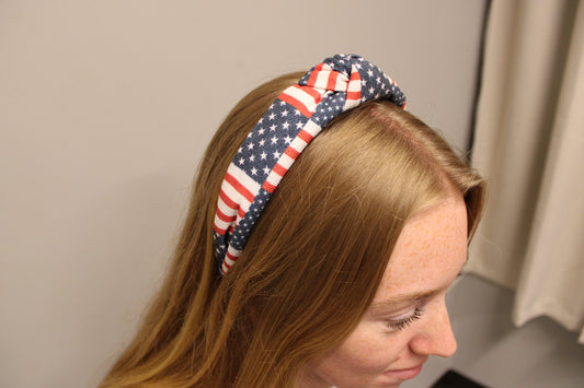 NAVY FLAG HEADBAND