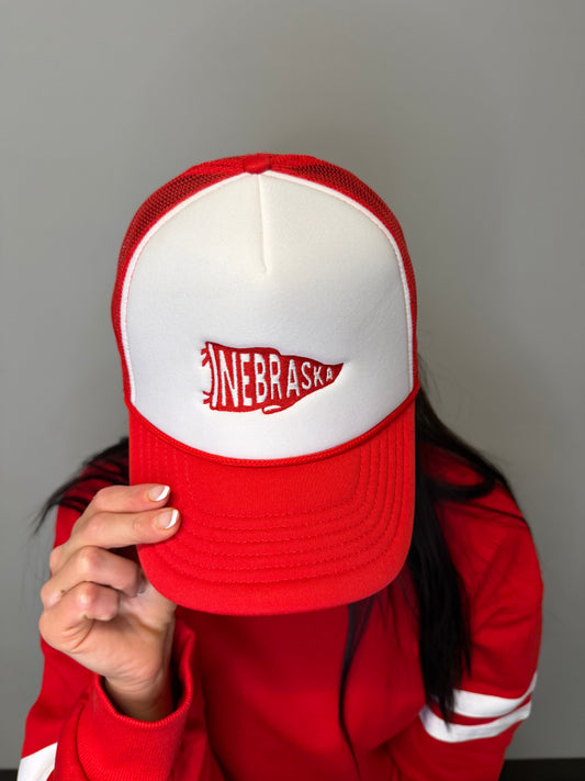 NEBRASKA PENNANT HAT