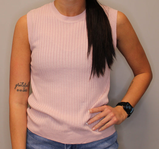 PINK SILK TANK