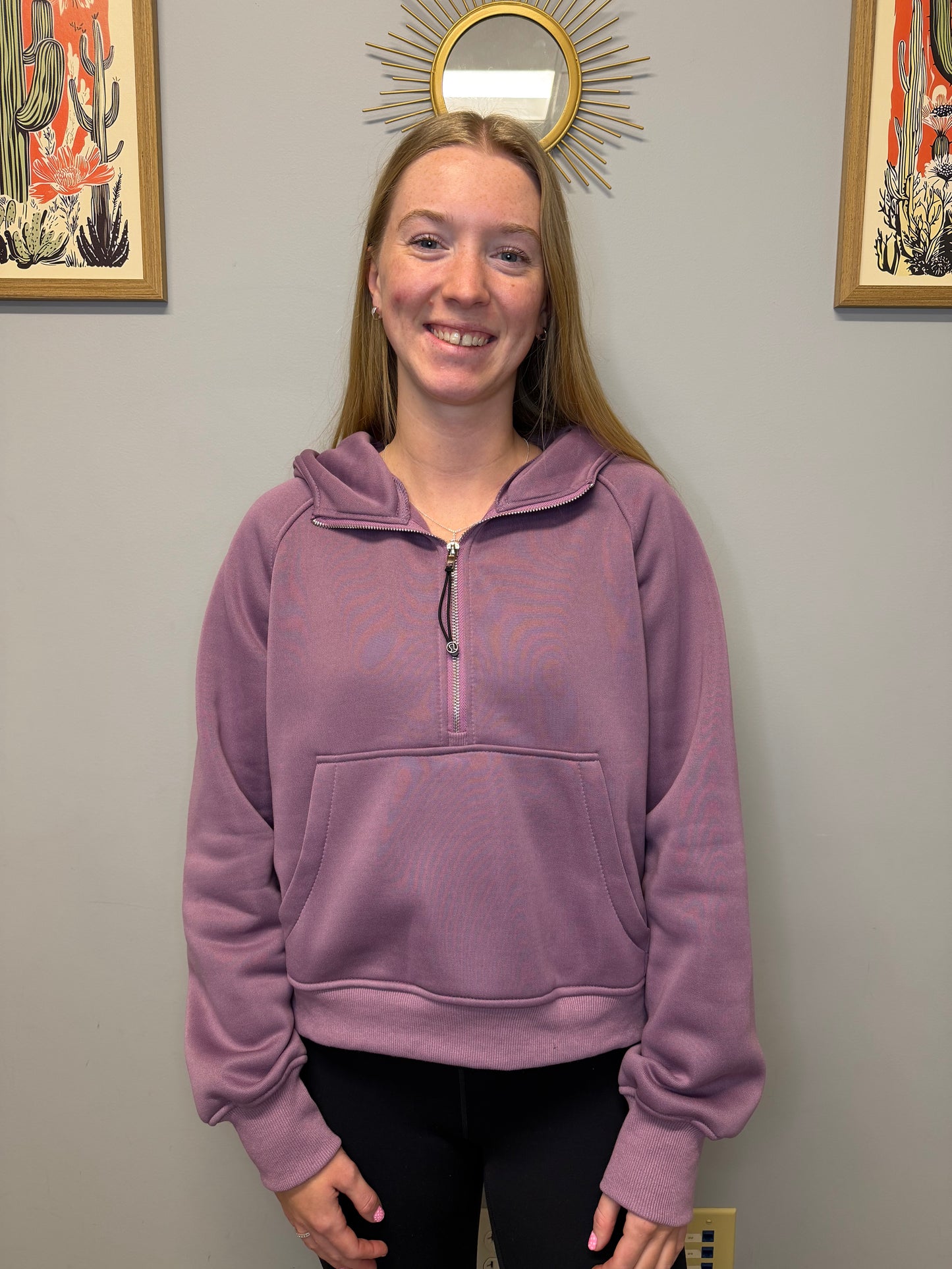 PURPLE ZIP-UP