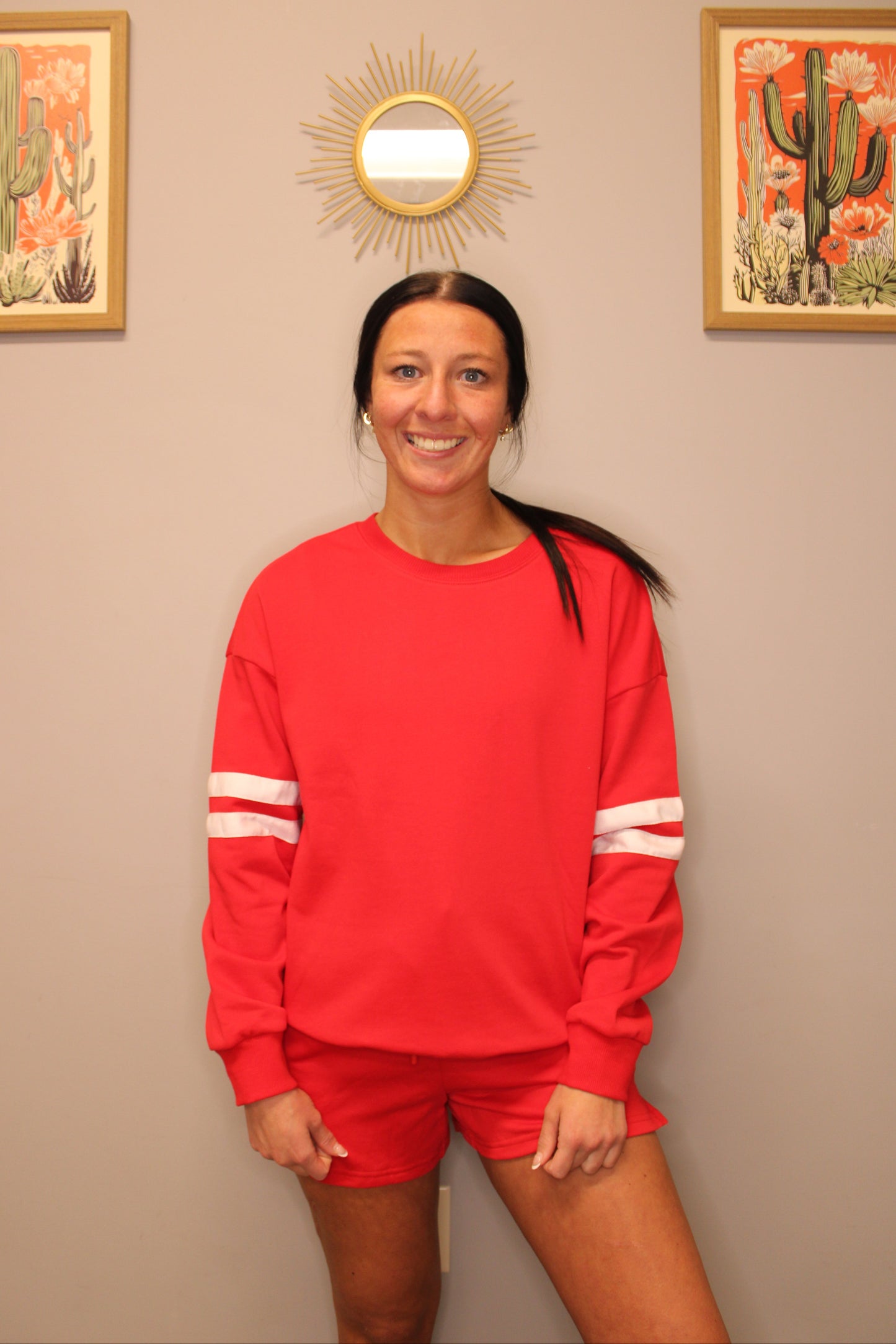 RED LONG SLEEVE SET