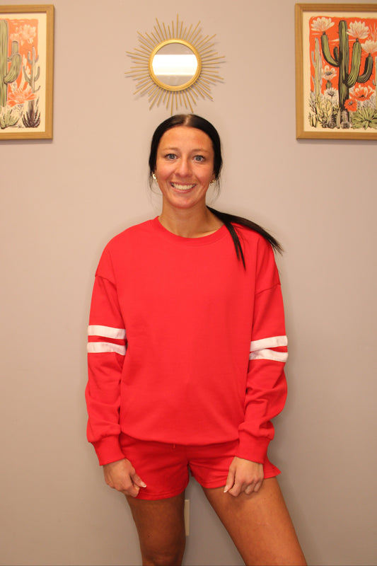 RED LONG SLEEVE SET