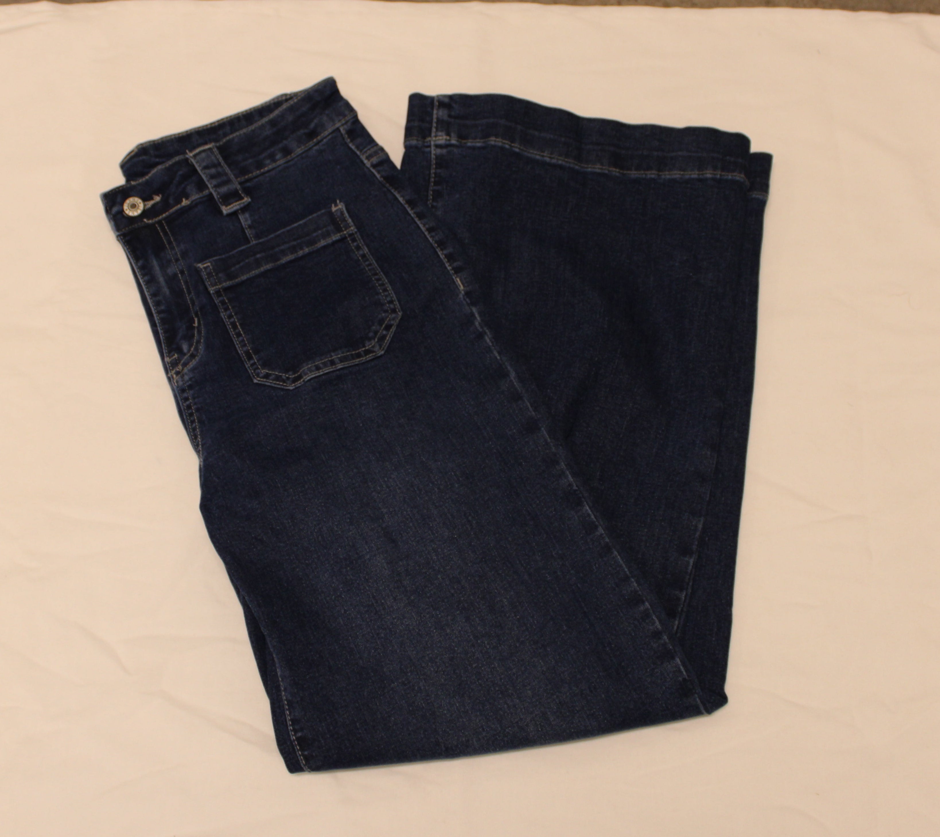 SAIL BLUE WIDE LEG JEANS