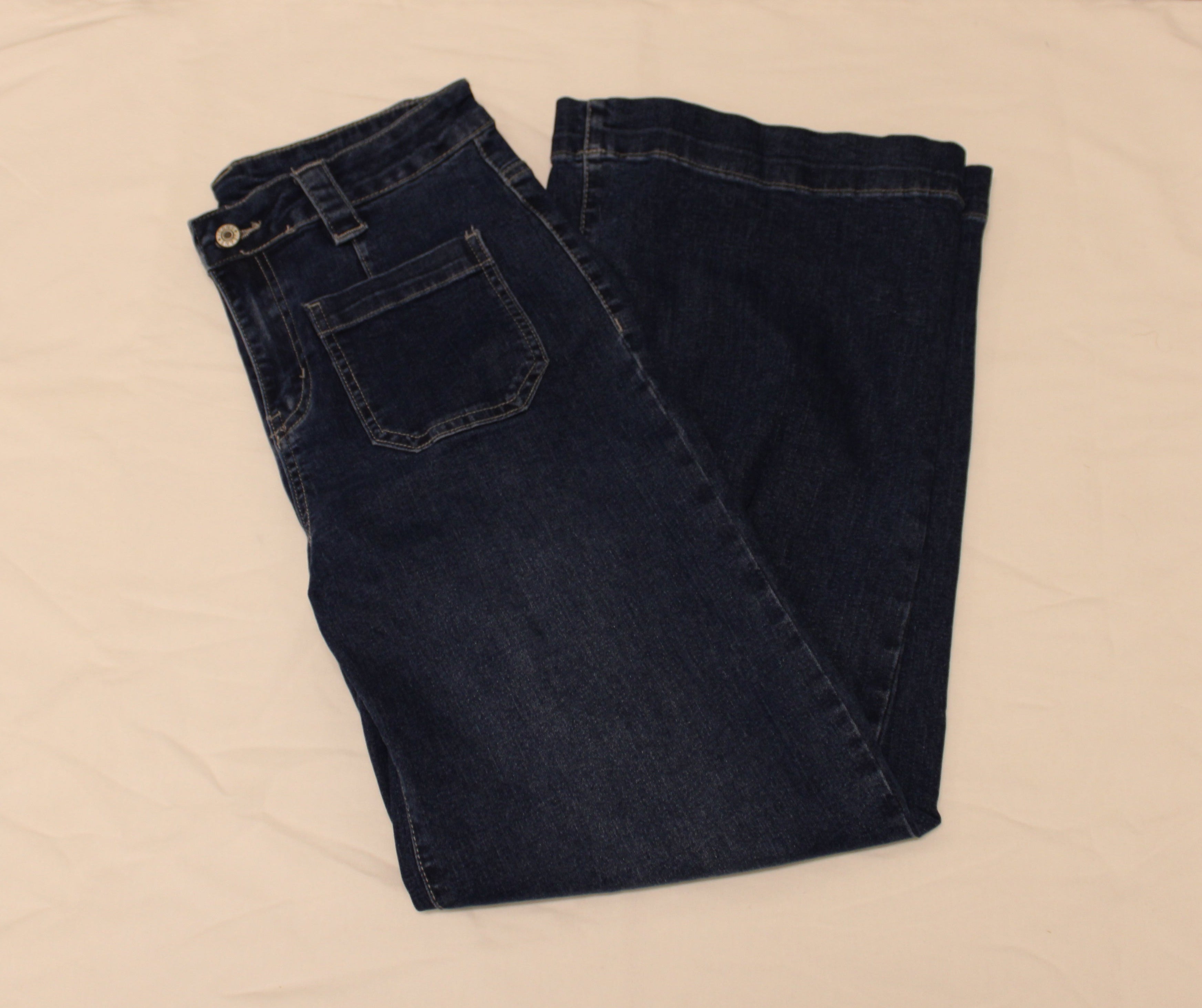 SAIL BLUE WIDE LEG JEANS