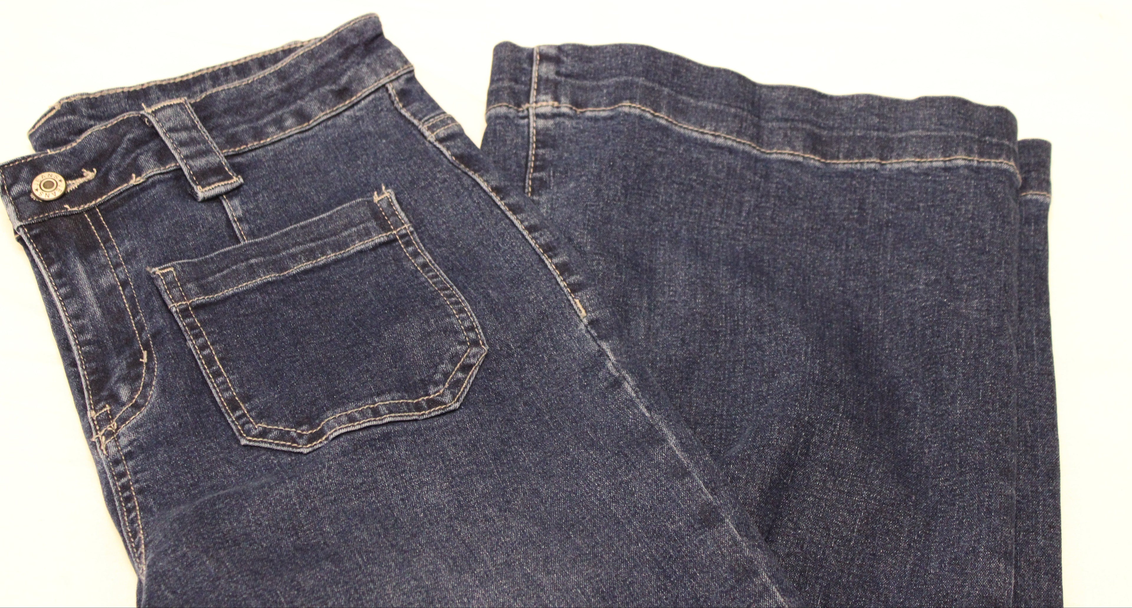 SAIL BLUE WIDE LEG JEANS