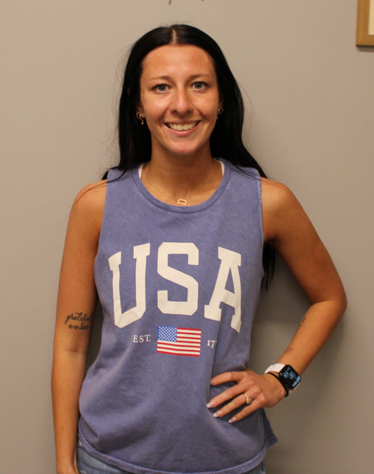 USA BLUE TANK