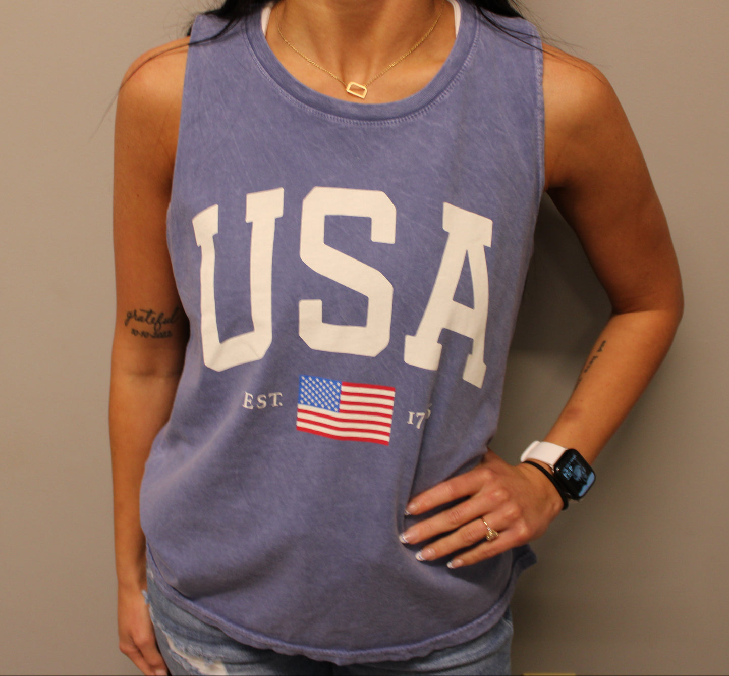 USA BLUE TANK