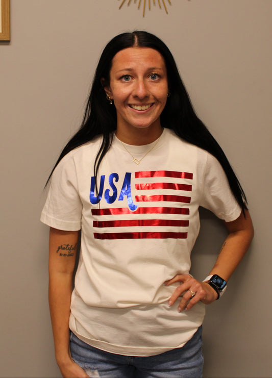 USA FOIL TSHIRT