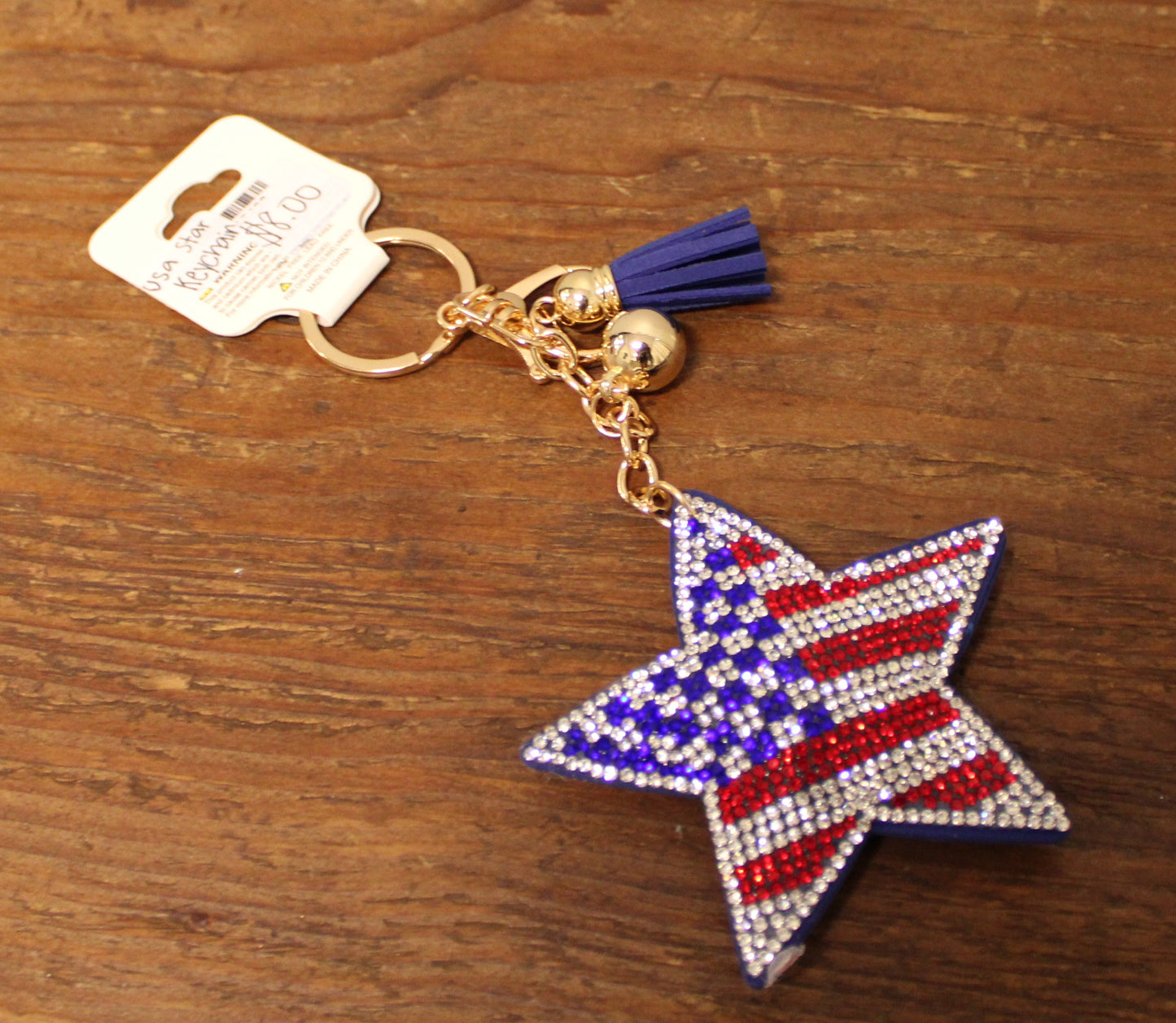 USA STAR KEYCHAIN